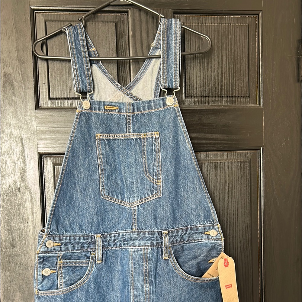 Levi’s Women Denim Overalls Sz L